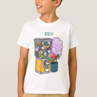 Candy cartoon illustration