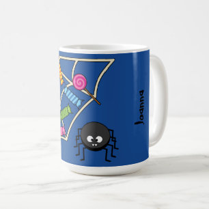 Candy Catcher Spider Add own Name Coffee Mug