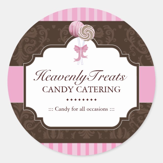 Candy Caterer Packaging Stickers (Front)