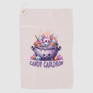 Candy Cauldron Golf Towel