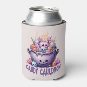Candy Cauldron – Pastel Purple Halloween Treats Can Cooler