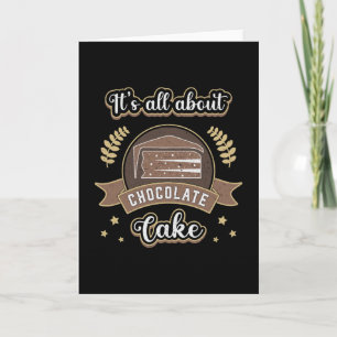 Candy Chocolate Cake Day Cocoa Sweet Gift Idea Card