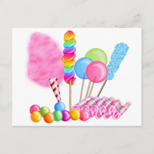 Candy Circus Postcard