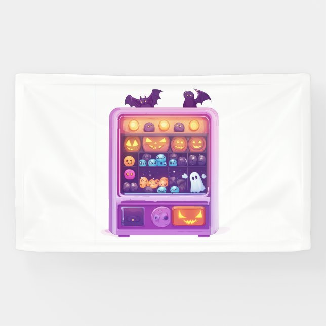 Candy Claw Machine Banner (Horizontal)