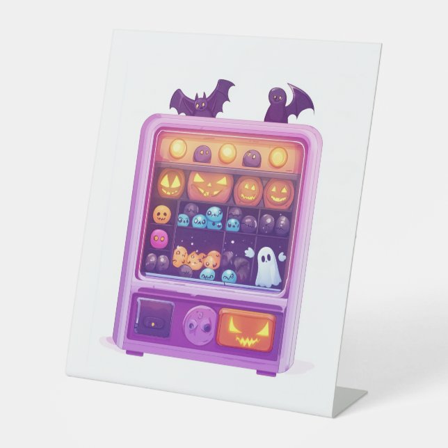 Candy Claw Machine Pedestal Sign (Front)