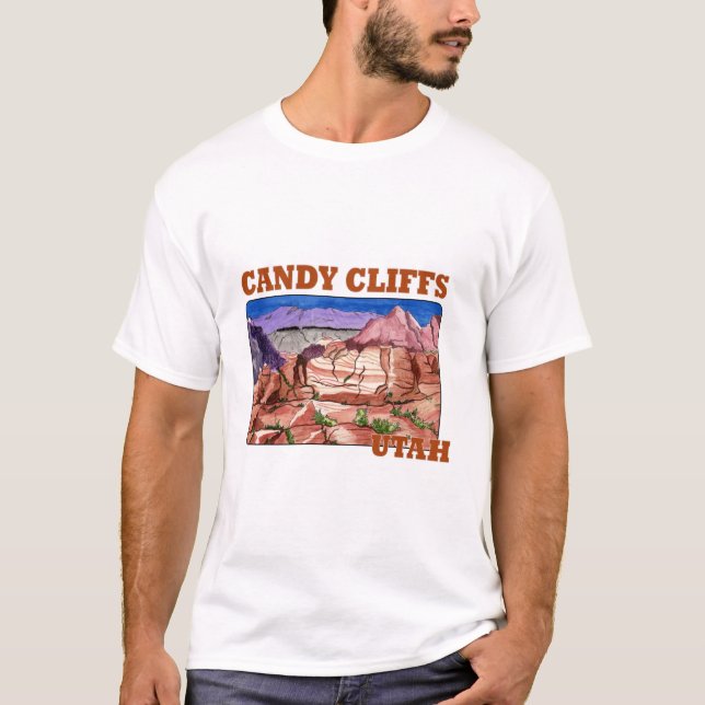Candy Cliffs, Utah T-Shirt (Front)