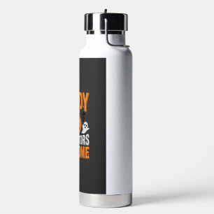 Candy Collectors Welcome Halloween Pumpkin Water Bottle
