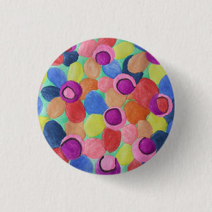 Candy Colored Flowers Badge