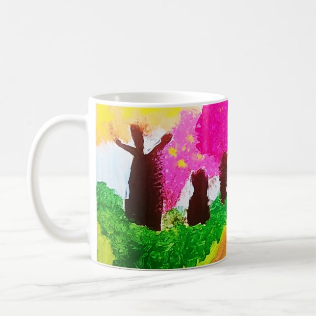 Candy Colour Tree Mug (Left)