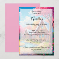 Candy Coloured Lake House Sweet 16 Birthday