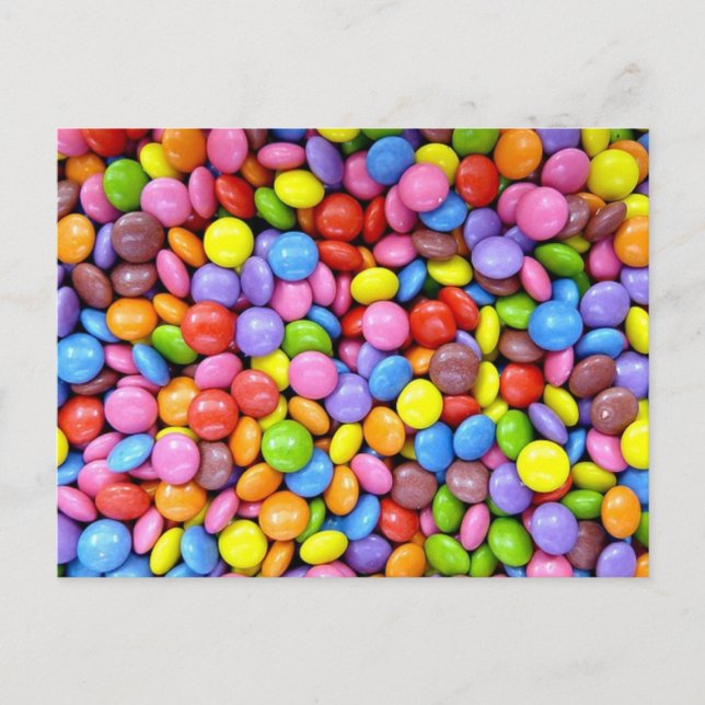 Candy: Colourful Confectionery Postcard (Front)