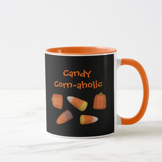 Candy Corn Addict - Candy Corn-aholic Mug (Right)