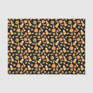 Candy Corn and Pumpkins Tissue Paper