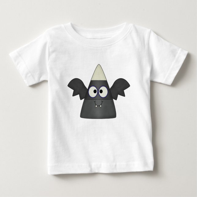 Candy Corn Bat Baby T-Shirt (Front)