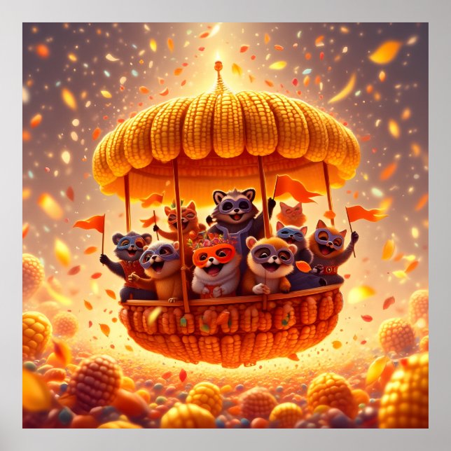 Candy Corn Carousel Poster (Front)