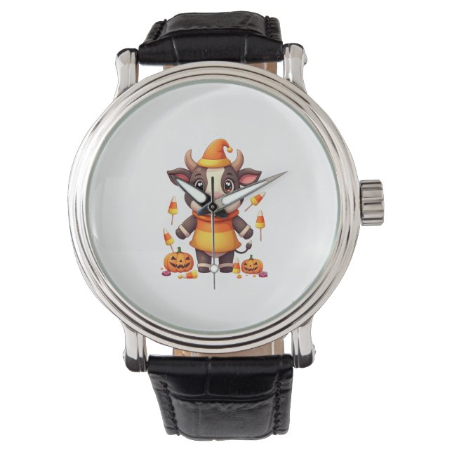 Candy Corn Cow Watch (Front)