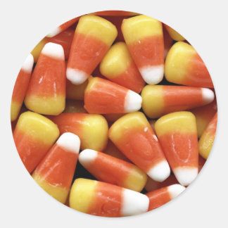 Candy Corn Customisable Stickers