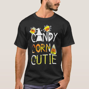 Candy Corn Cutie Halloween Costume 2022 National D T-Shirt