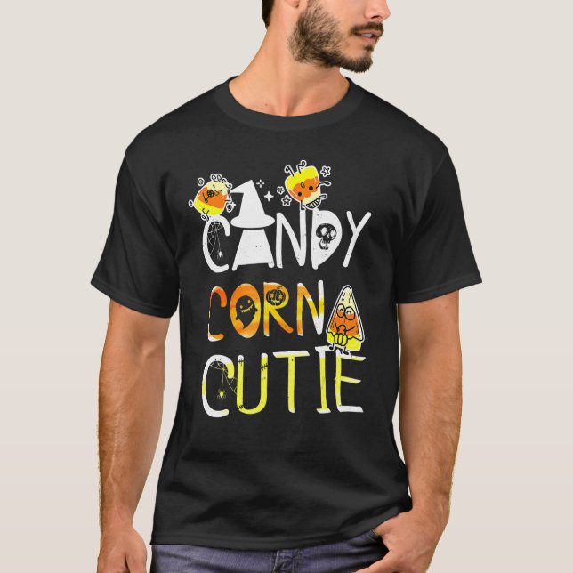 Candy Corn Cutie Halloween Costume 2022 National D T-Shirt (Front)