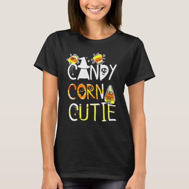 Candy Corn Cutie Halloween Costume 2022 National D T-Shirt (Front)
