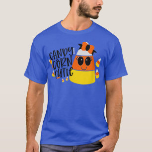 Candy Corn Cutie Happy Halloween Spooky Season Sca T-Shirt
