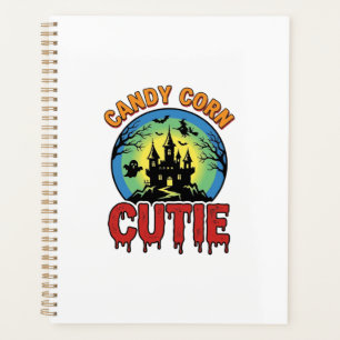 Candy Corn Cutie Vintage Halloween Castle Design_1 Planner