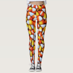 Candy Corn Design  Leggings