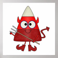 Candy Corn Devil Halloween