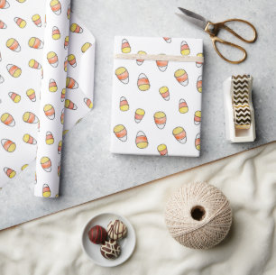 Candy Corn Fall Wrapping Paper