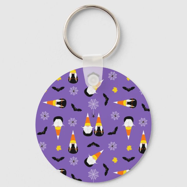 Candy Corn Gnomes	 Key Ring (Front)