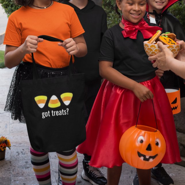 Candy Corn Got Treats? Halloween Trick or Treat Tote Bag (Creator Uploaded)