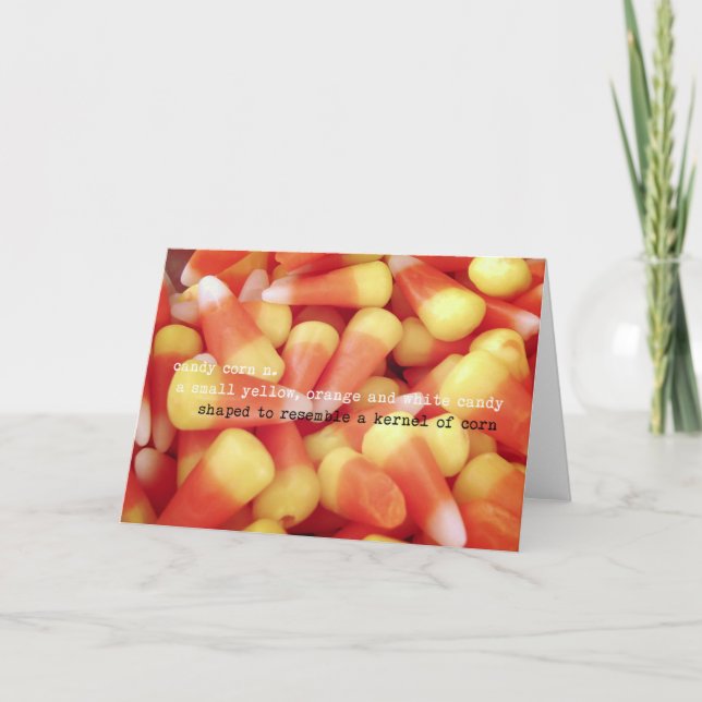 CANDY CORN Greeting Card (Front)