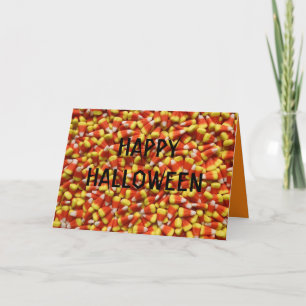 CANDY CORN HALLOWEEN CARD