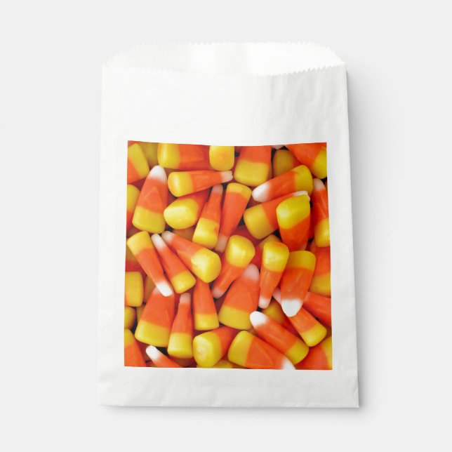 Candy Corn Halloween Party Paper Favour Bags (Front)