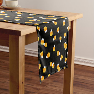 Candy Corn Halloween Party Short Table Runner
