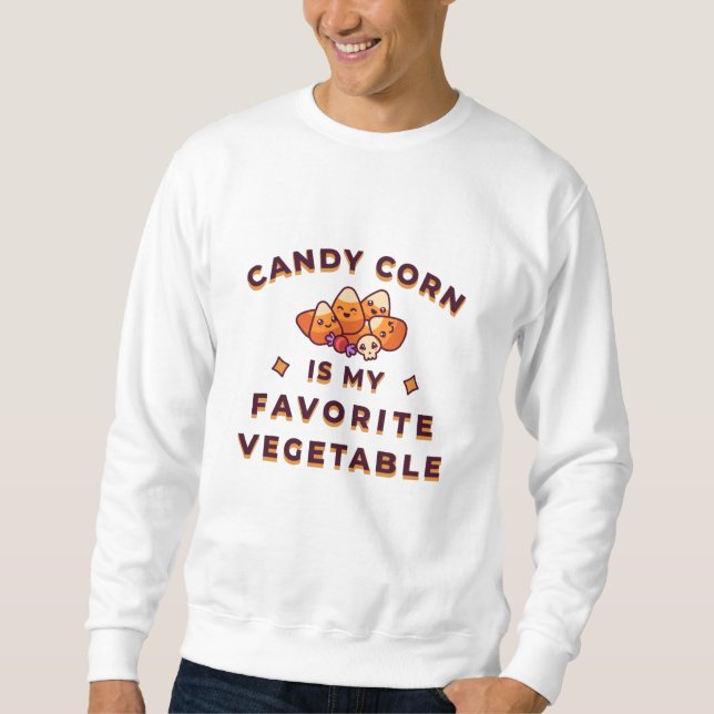 Candy Corn Halloween Sweatshirt (Front)