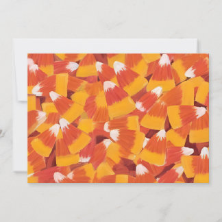 Candy Corn Halloween Thank You Card
