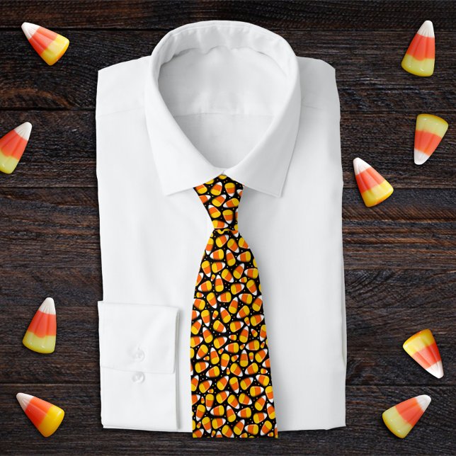 Candy Corn Halloween Tie (Creator Uploaded)