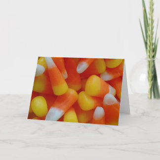 Candy Corn Happy Halloween Card Customisable