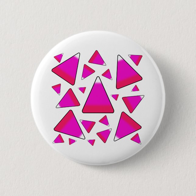 Candy Corn in Pinks 6 Cm Round Badge (Front)