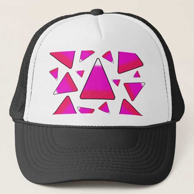 Candy Corn in Pinks Trucker Hat (Front)