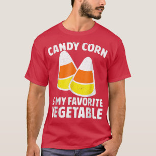 Candy Corn Is My Favourite Vegetable Tee Retro Hal