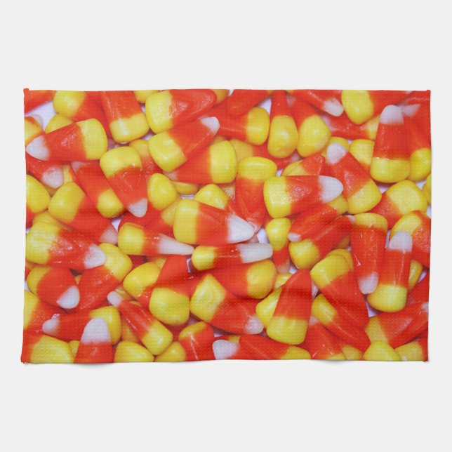 Candy Corn Kitchen Towels (Horizontal)