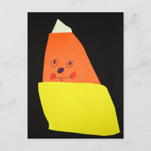 Candy Corn Monster Postcard