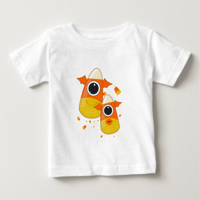 Candy Corn Monsters  Baby T-Shirt (Front)