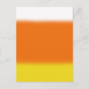 Candy Corn Ombre Postcard