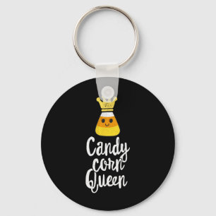 Candy Corn Queen Cute Halloween  Kawaii Crown  Key Ring