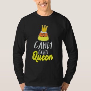 Candy Corn Queen for Kid Girls Women T-Shirt