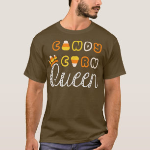 Candy Corn Queen Funny Halloween Candy T-Shirt