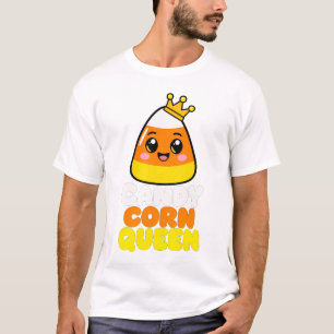 Candy Corn Queen Halloween Art T-Shirt